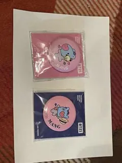 BT21 MANG 缶バッジ 2個セット