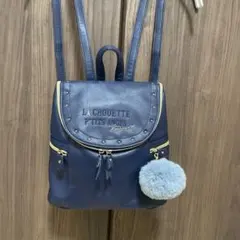 pom ponette Junior リュク　ポンポネットジュニア ネイビーのサムネイル