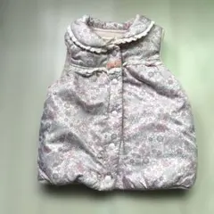 Biquette Club 花柄 ベビーベスト 90