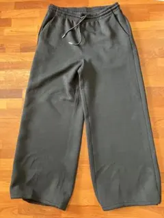 GU パフスウェットバギーパンツ　XL ブラック