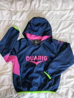 DUARIG フード付きジャージ ネイビー/ピンク