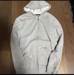 m*マ様 carhartt ジップパーカー　グレー　Mのサムネイル