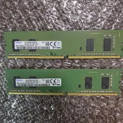 Samsung PC4-2400T メモリ 8GB(4GB×2枚セット) - メルカリ