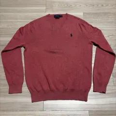 Polo Ralph Lauren ピンク Vネック セーター USサイズS