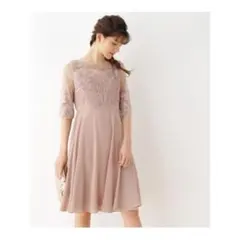 【新品】Bon mercerie ドレス　結婚式　ワンピース　ピンク