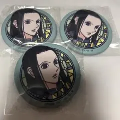 HUNTER × HUNTER イルミ 和紙缶バッジ3点セット