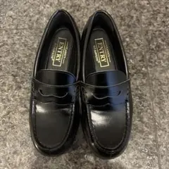 ENTRY ブラック ローファー 低ヒール