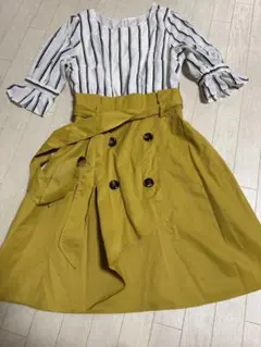 セシルマクビー　ドッキングワンピ　M