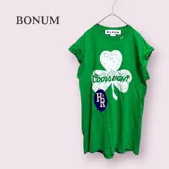 maruko様専用【BONUM】ボナム　Tシャツ　ビジュー　ロゴ　ノースリーブ
