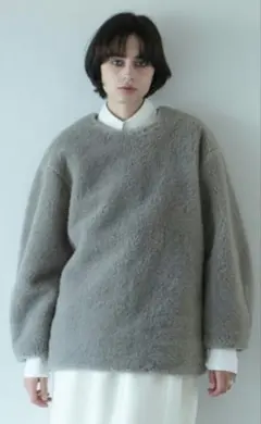 CLANE BULKY LINE BOA TOPS グレー サイズ1 美品