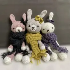 ［専用］ハンドメイド うさぎのあみぐるみ