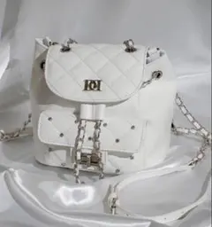 Kerry キルティングリュック ライトブルー ノベルティ 白色 | Mercari