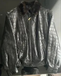 a*o様 ✨世界最高峰✨ZILLI ジリー 2WAYレザージャケット ミンクファ 美品】zilli〈ジリー〉仏製ラムレザー×ミンクファー2way中綿