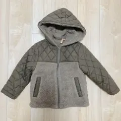 COMME CA ISM キッズ ボア キルティングコート　110cm 子ども用