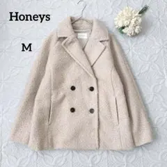 【美品】ハニーズ　ポコポコPコート　ハニーズ　M ベージュ