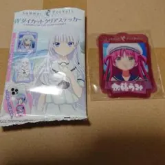 Summer Pockets Wダイカットクリアステッカー 加藤うみ Aタイプ