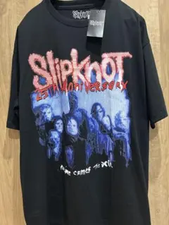 【限界値下げ】Slipknot 黒Tシャツ XL made in U.S.A. 予約商品】SLIPKNOT バンドTシャツ ユニセックス: Stretched
