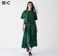 【タグ付き】UNIQLO：C プリーツスカート　ユニクロC