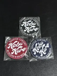 コブクロ ガチャ QUARTER CENTURY 缶バッジ 3つ