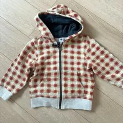 PETIT BATEAU キッズ ジップアップパーカー 102cm