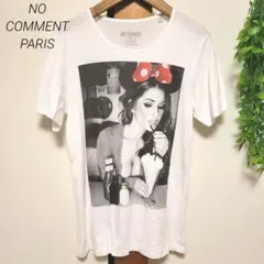 ノーコメントパリ Tシャツ 半袖 オーガニックコットン フランス パリ y2kのサムネイル