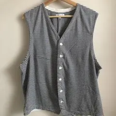 EngineeredGarments エンジニアードガーメンツ ボーダーベスト