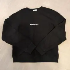 WEGO NEONERDYBOY ブラック トレーナー L