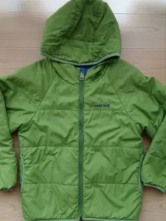 キッズ 中綿アウター 120㎝ 緑青