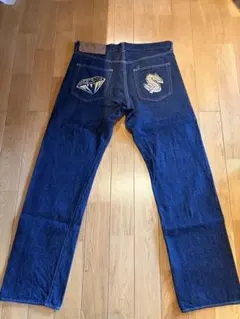 訳あり傷あり BILLIONAIRE BOYS CLUB $ダイヤ刺繍デニム　L