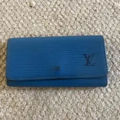 LOUIS VUITTON ルイヴィトン キーケース ブルー 青 エピ 4連 - メルカリ