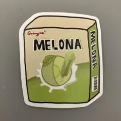 防水ステッカー　MELONA アイス　送料無料