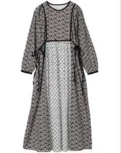 CRAFT クラフト　インド綿混エスニック切替ワンピース