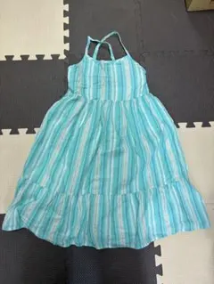 GAP Kids ノースリーブ ストライプ ワンピース M(8)