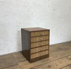 2103 昭和レトロ　古い木製収納棚　書類ケース　引き出し　陳列台　古家具 2103 昭和レトロ 古い木製収納棚 書類ケース 引き出し 陳列台 古家具