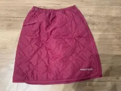 mont-bell モンベル キルティングスカート 巻きスカート　リバーシブル