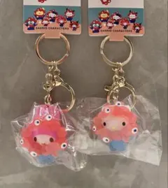 ミャクミャク　サンリオ　クリア　キーホルダー 2個セット