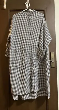 RPS アールピーエス　ワンピース　チェック　紺　白