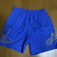 一点物★アディダス ショートパンツ 切替 紺 緑 L メキシコ代表モデル 一点物☆アディダス ショートパンツ 切替 紺 緑 L メキシコ代表モデル