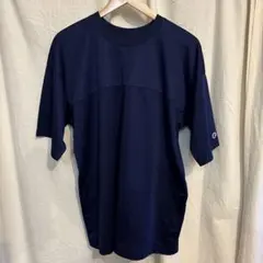 Champion チャンピオン メッシュ フットボールTシャツ ネイビー