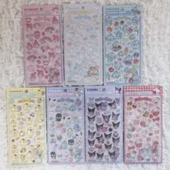 【国内正規品】ボンボンドロップシール サンリオ 第2弾 7種セット