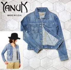 USA製 YANUK ヤヌーク EMILY ユーズド加工 デニムジャケット XS