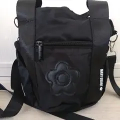 MARY QUANT 2way ショルダーバッグ 巾着 トートバッグ
