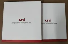 uniデジタルケーブル 4K/60Hz 2m 2本セット