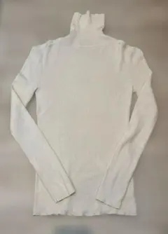 UNITEDARROWS ユナイテッドアローズ　シルクリブタートルネックセーター