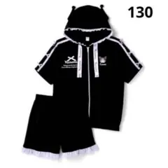 ❤︎クロミ❤︎サンリオ❤︎ジップパーカー❤︎ショートパンツ❤︎セットアップ❤︎新品❤︎130❤︎