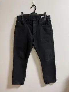 【極美品/32×30】GAPブラックデニム リラックスストレート 墨黒