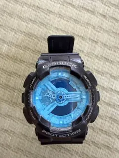 CASIO G-SHOCK GA-110 本体 電池切れ ブラック ブルー - メルカリ