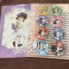 名探偵コナン　花冠　クリアファイル 2枚セット デフォルメ 灰原哀