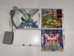【ニンテンドー3DS LL ホワイト 本体 】＋ 充電器 ＋ ソフト4本
