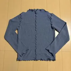 ehka sooo メロープリーツハイネックトップ